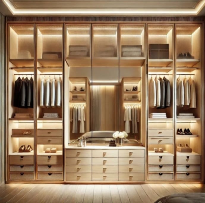 دريسينج روم للعرسان 2026 | تنظيم أنيق لبداية حياة من Rhaya Furniture