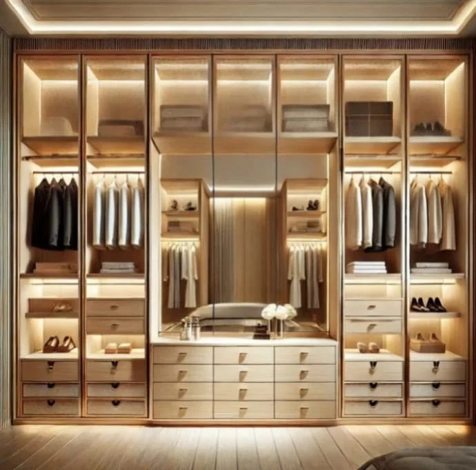 دريسينج روم للعرسان 2026 | تنظيم أنيق لبداية حياة من Rhaya Furniture