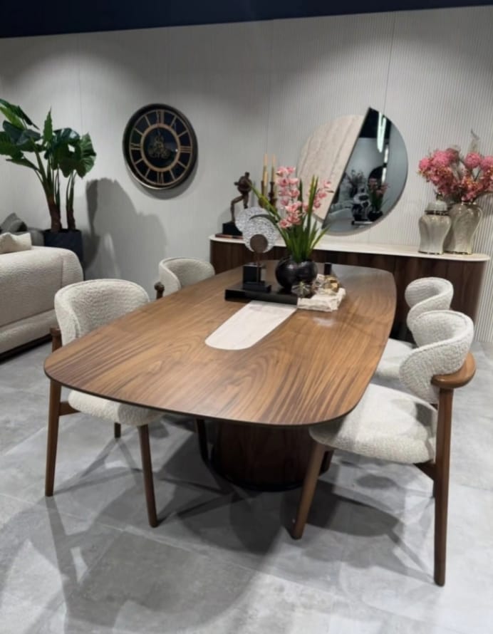 سفرة كاملة بالبوفيه 2026 | أناقة ولمّة بيت من Rhaya Furniture