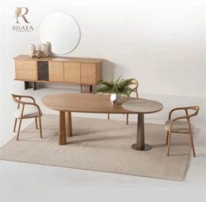 سفرة كاملة بالبوفيه 2026 | أناقة ولمّة بيت من Rhaya Furniture