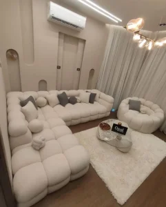 ركنة حرف L مودرن 2026 | أفضل اختيار للريسبشن من Rhaya Furniture
