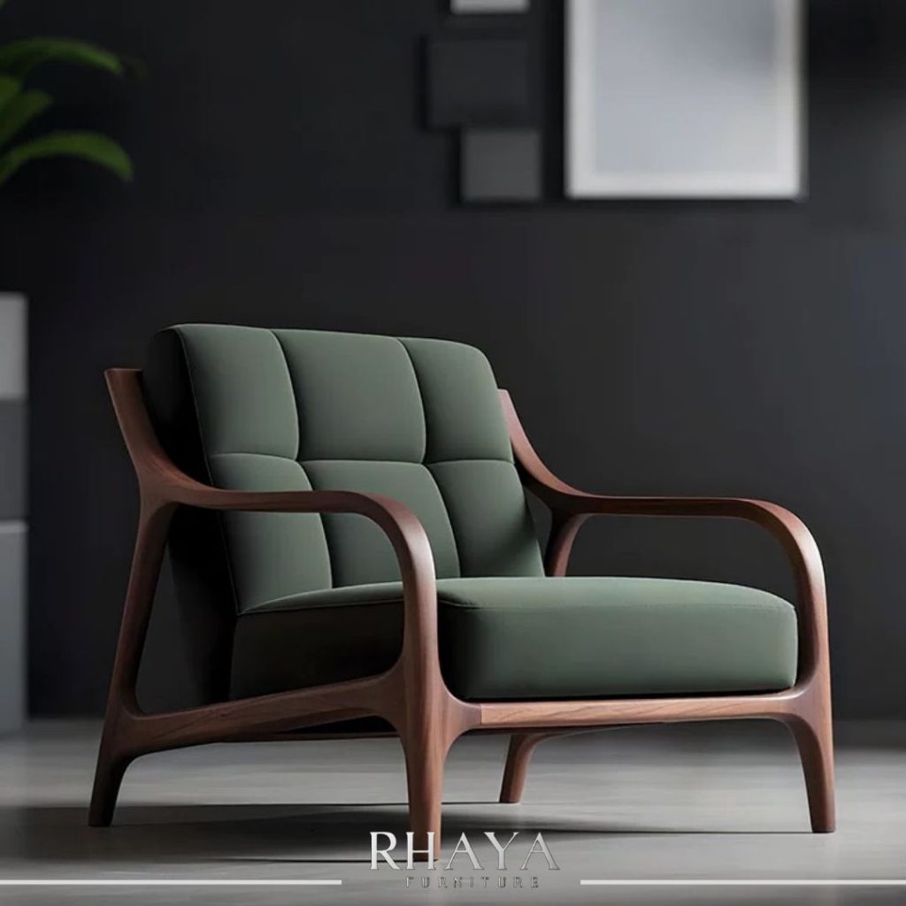 كراسي خشب طبيعي | لمسة فخامة وتجديد ديكور البيت من Rhaya Furniture