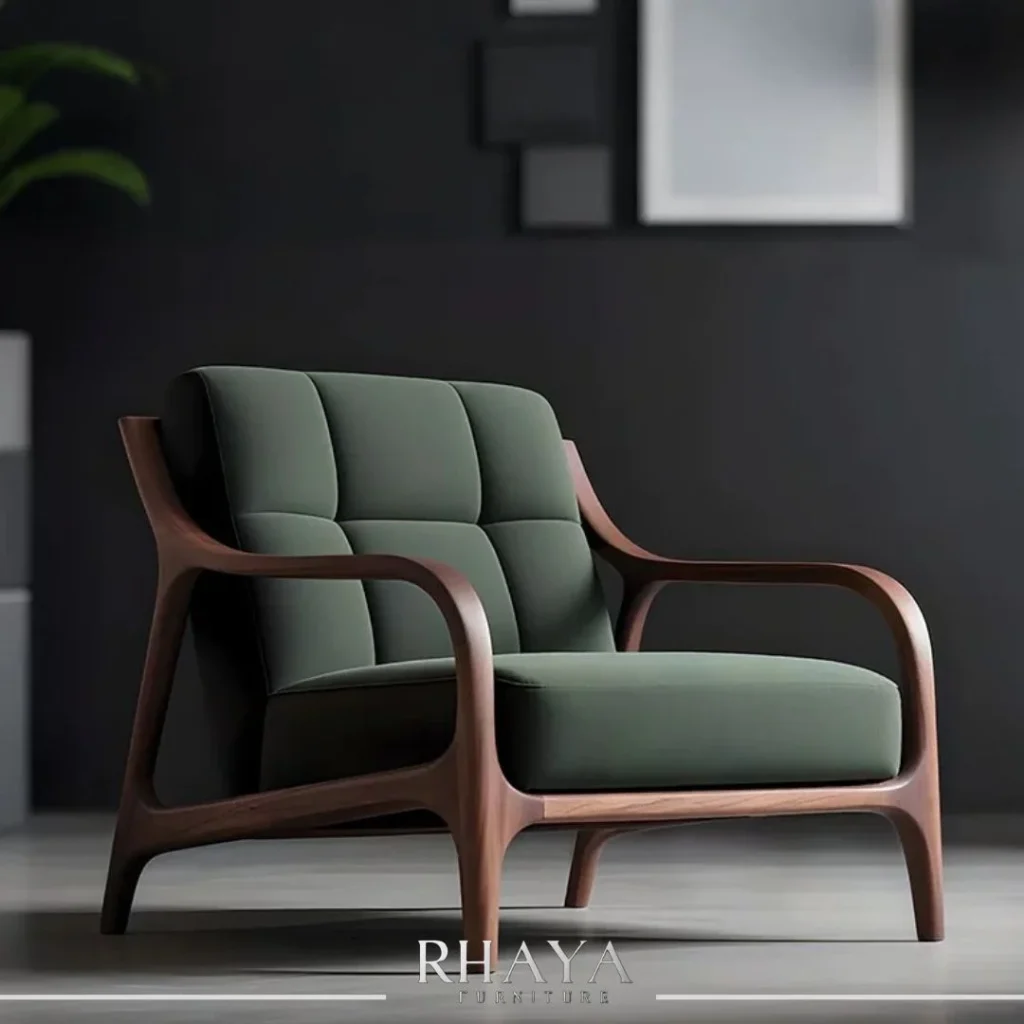 كراسي خشب طبيعي | لمسة فخامة وتجديد ديكور البيت من Rhaya Furniture