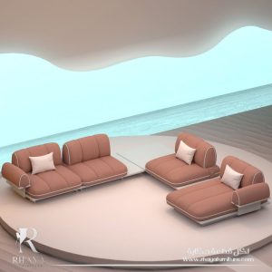 ركنة شاليه مودرن | أفضل اختيار للراحة ولمّة المصيف من Rhaya Furniture