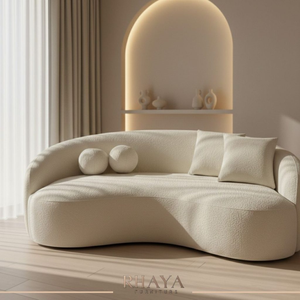 الكنبة الركنة – أفضل تصميم عملي وعصري لغرفة المعيشة