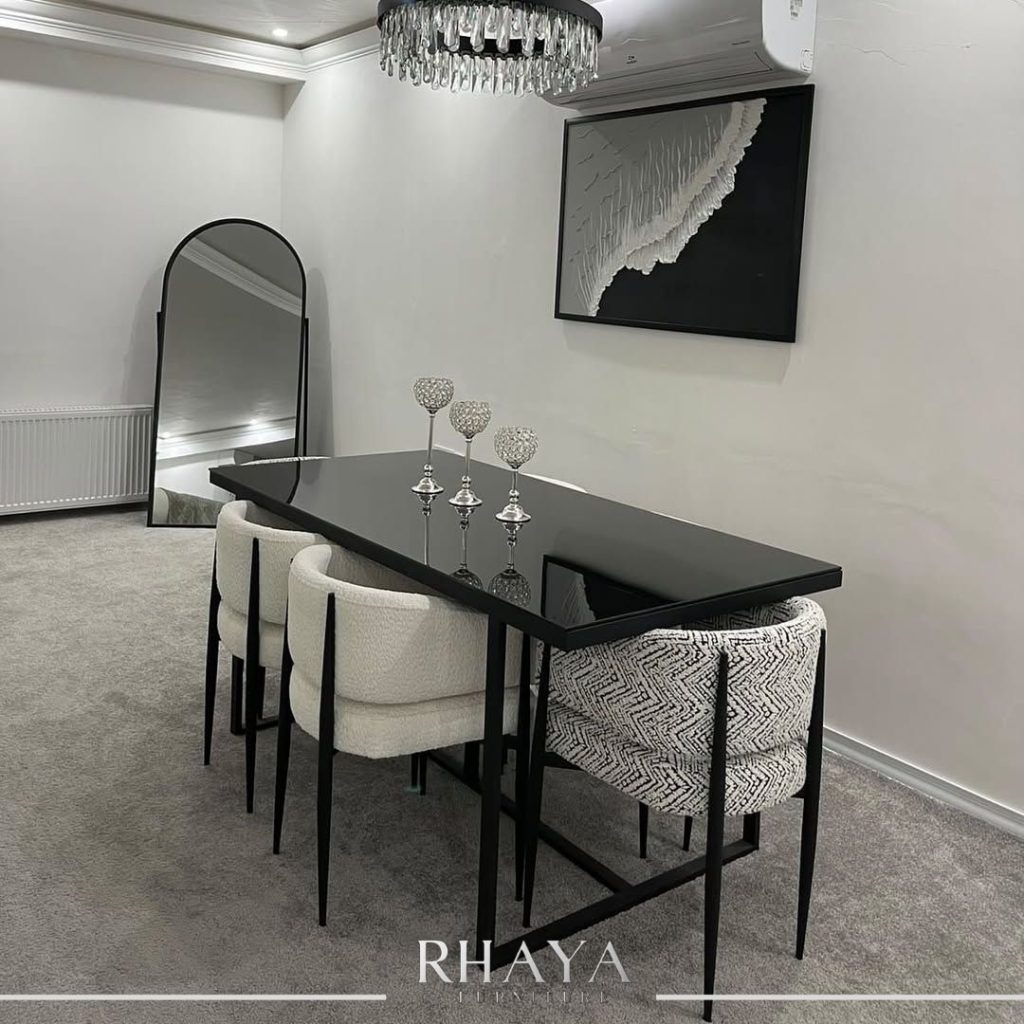 الماتشنج بين السفرة والانتريه – أسرار تنسيق الأثاث بشكل متناسق وأنيق