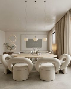 السفرة المودرن 2026 – أحدث التصميمات والألوان وكيف تختاري سفرة عصرية لبيتك