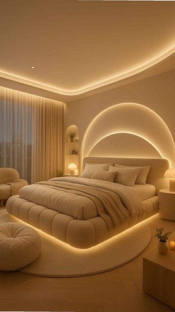 🔥 مقاسات السرير المثالية حسب مساحة غرفة النوم