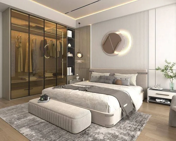 غرف نوم مودرن للعرسان 2026 | أفكار اختيار غرفة نوم أنيقة ومريحة